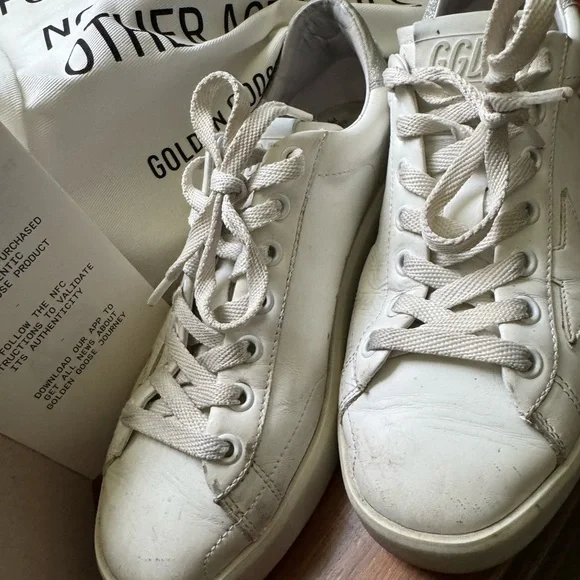 Golden Goose Prue Star White Women’s Sneakers Sz 36 - Picture 3 of 15